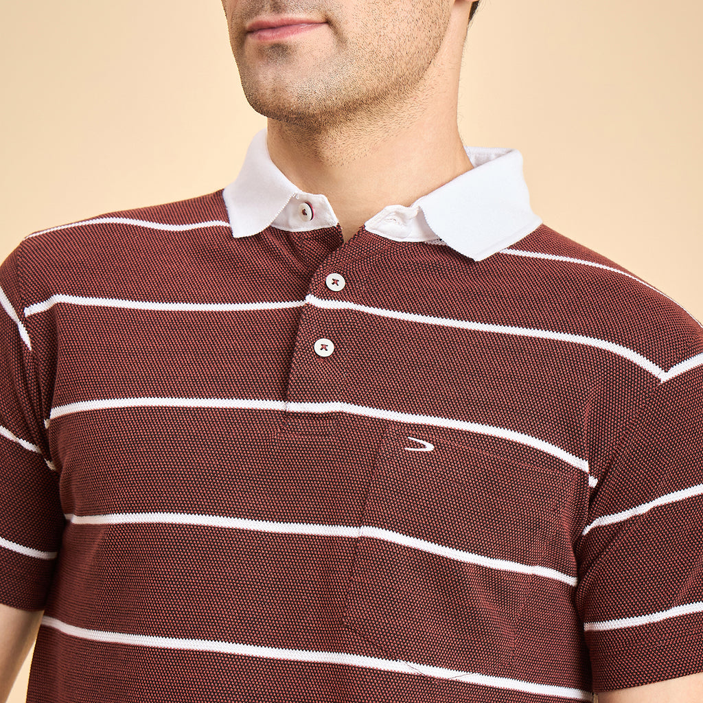 Duke Urban Men Half Sleeve Cotton Polo Tshirt (ON2153)
