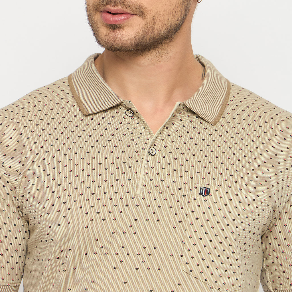 Duke Urban Men Half Sleeve Cotton Tshirt (LF7415)