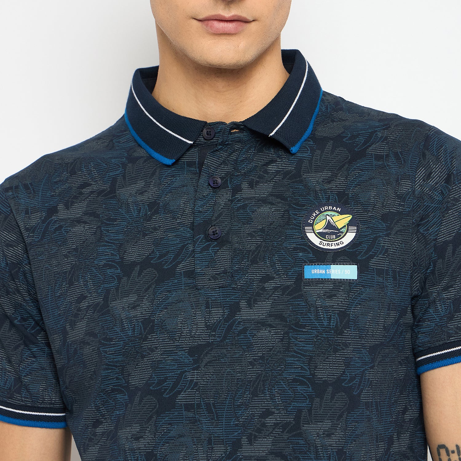 Duke Urban Men Half Sleeve Cotton Tshirt (LF7410)