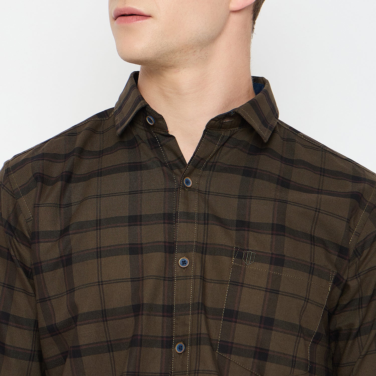 Duke Urban Men Full Sleeve Cotton Shirt (SDO5CKAT)