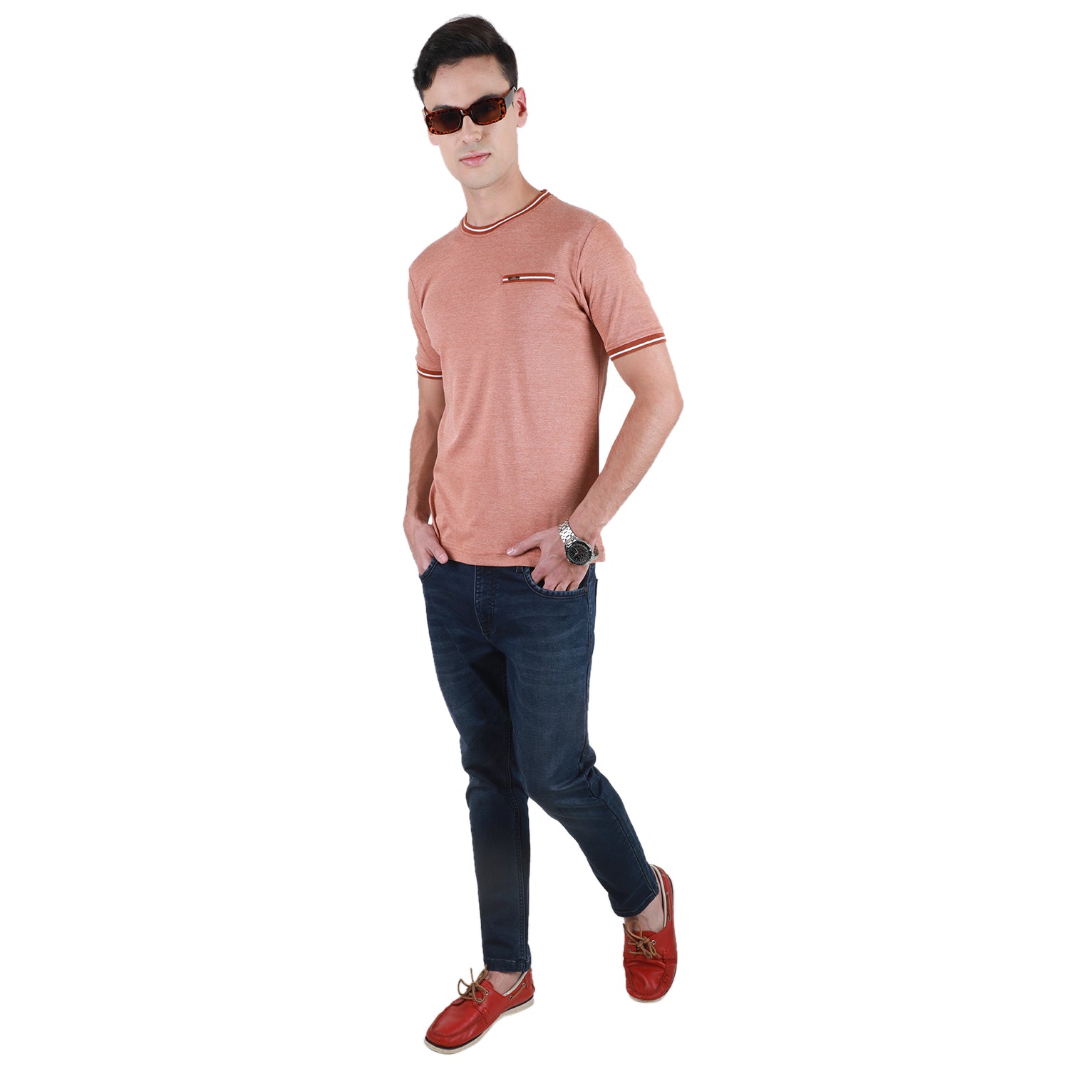 Duke Urban Men Half Sleeve Cotton Tshirt (LF7124)