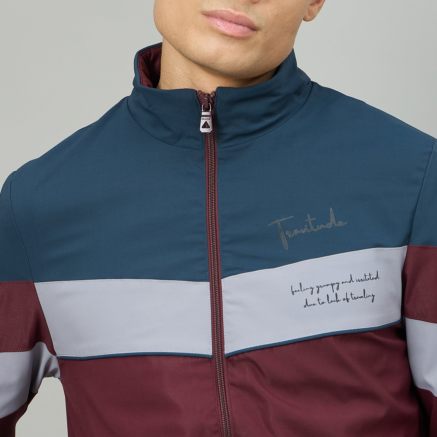 Duke Men High Neck Wind Cheater Jacket (SDZ3194)