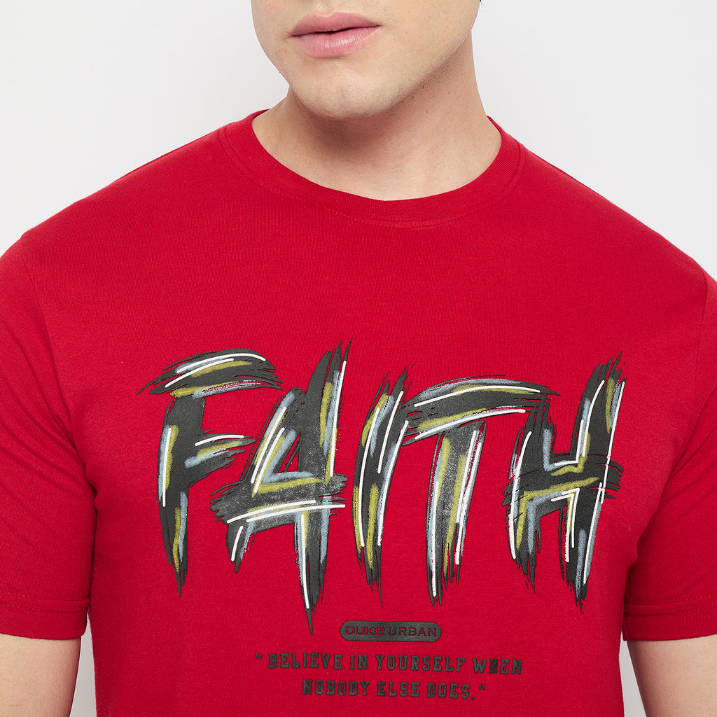 Duke Urban Men Half Sleeve Cotton Tshirt (LF7506)