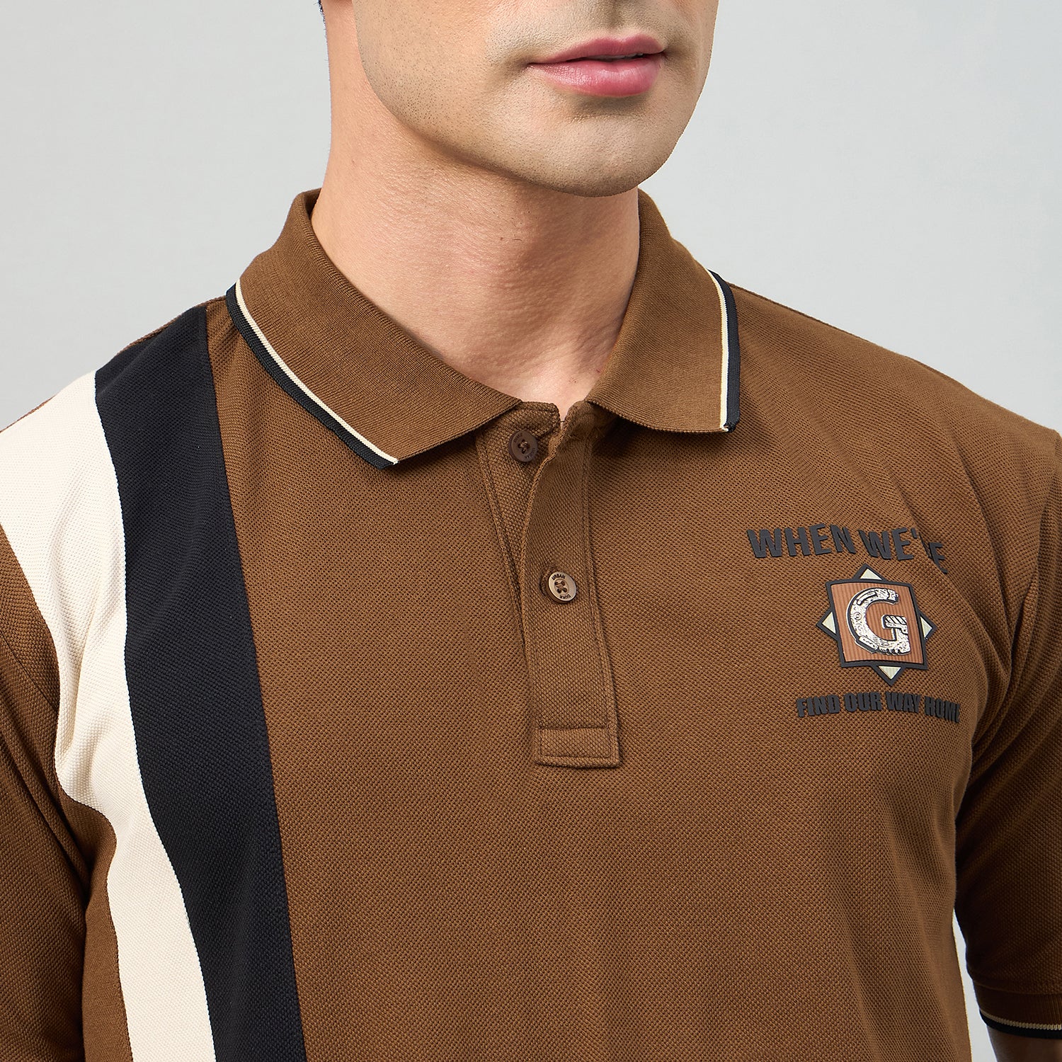 Duke Men Half Sleeve Cotton Regualr Fit Casual T-shirt (LF7910)