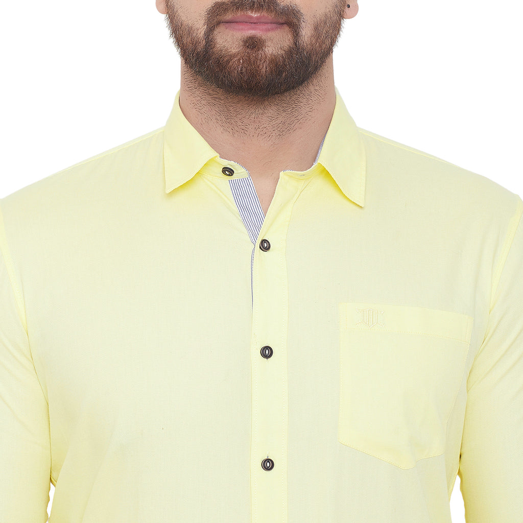 Duke Stardust Men Full Sleeve Cotton Shirt (O88CFEQ)