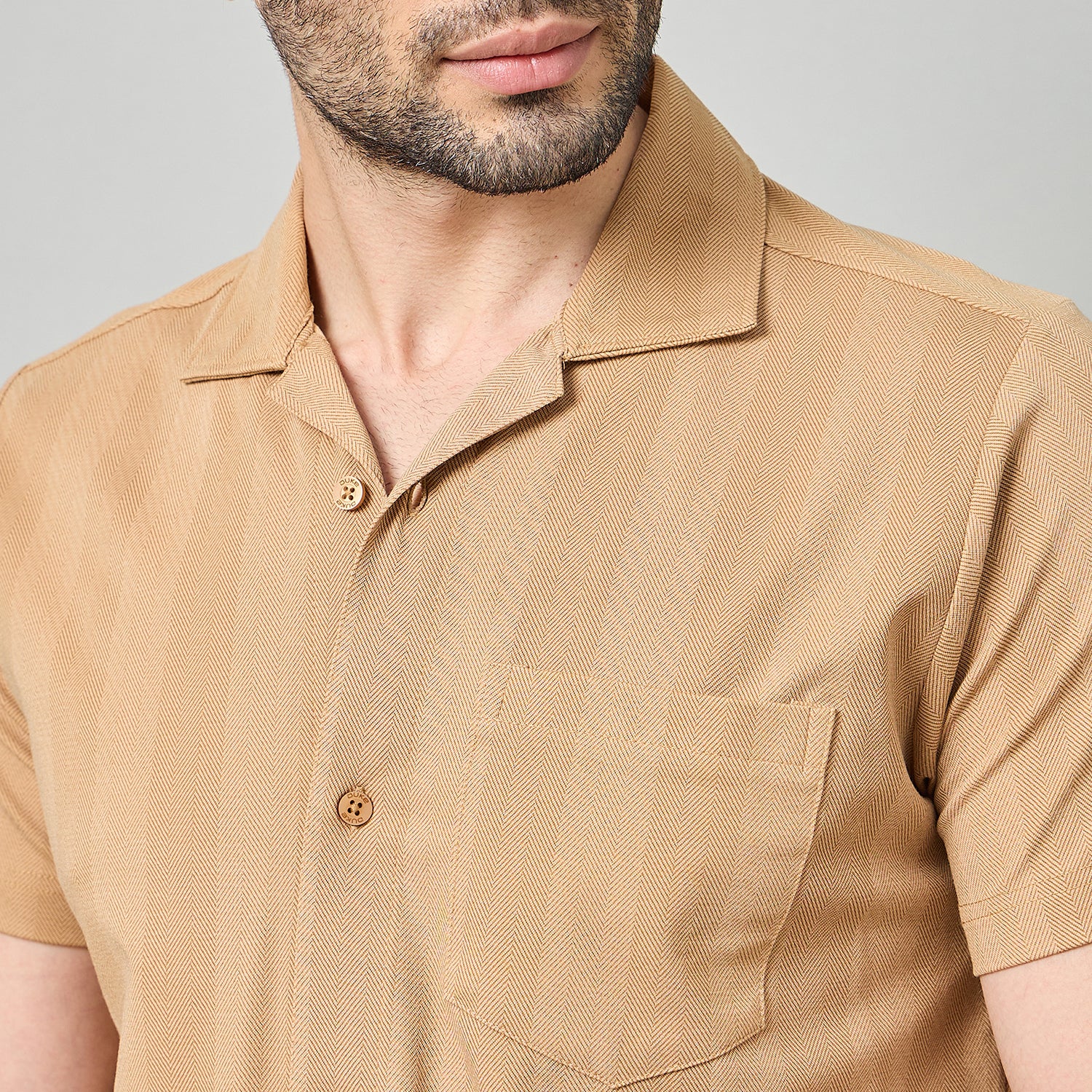 Duke Urban Men Half Sleeve Cotton Shirt (LF7762)