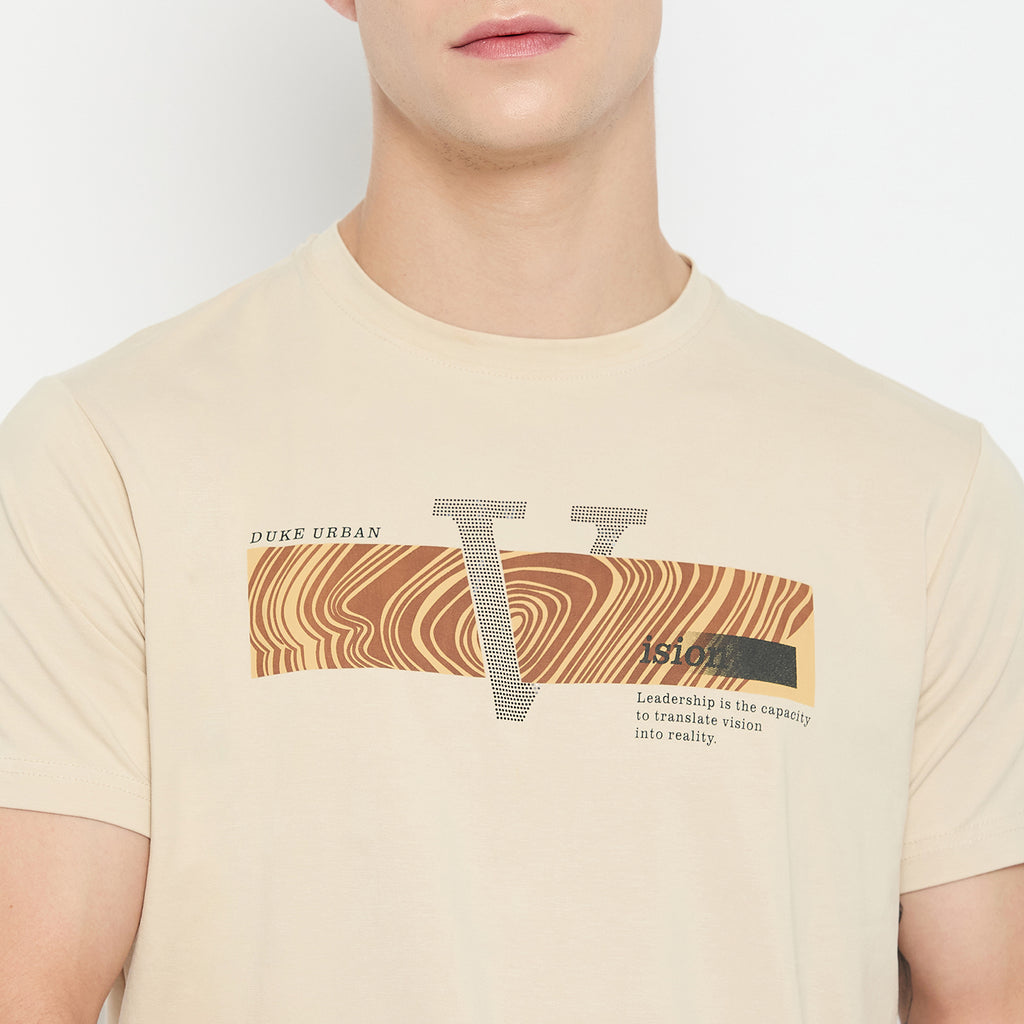 Duke Urban Men Half Sleeve Cotton Tshirt (LF7343)