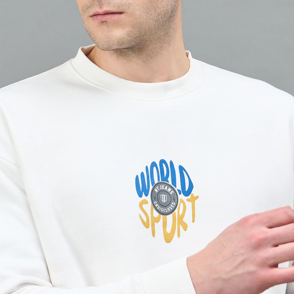 Duke Urban Men Round Neck Oversized Sweatshirt (LF6452)