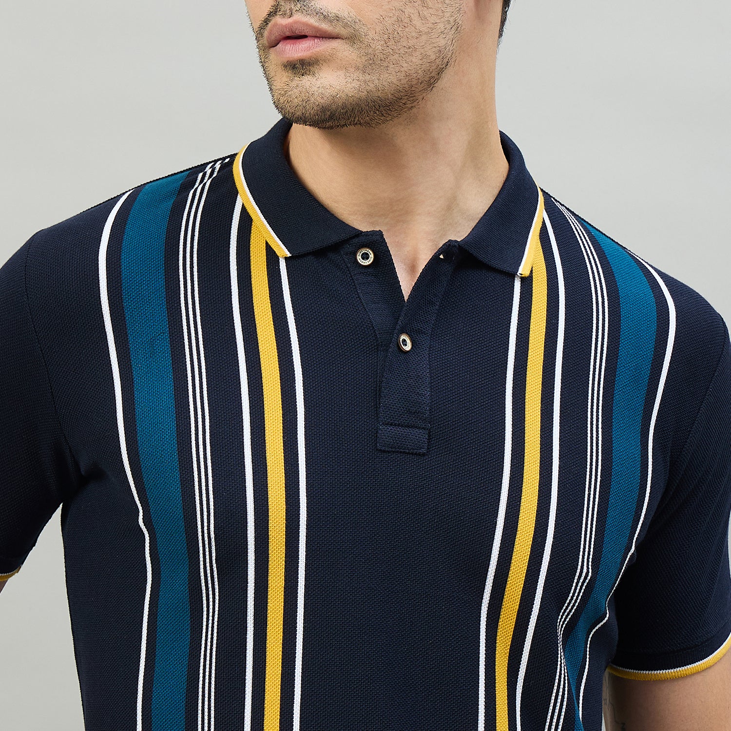 Duke Urban Men Half Sleeve Cotton Smart Fit Casual T-shirt (LF7966)
