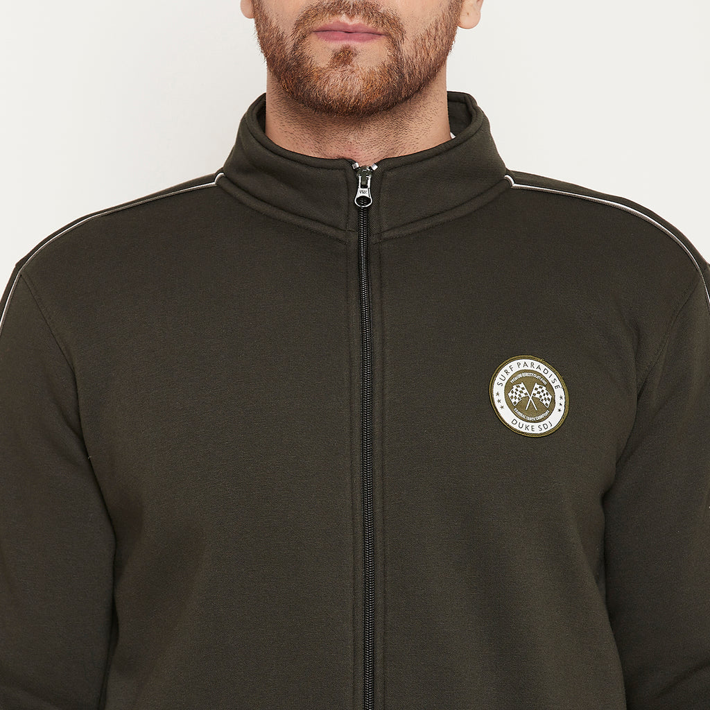 Duke Urban Men Solid Zipper Tracksuit (LF6030)