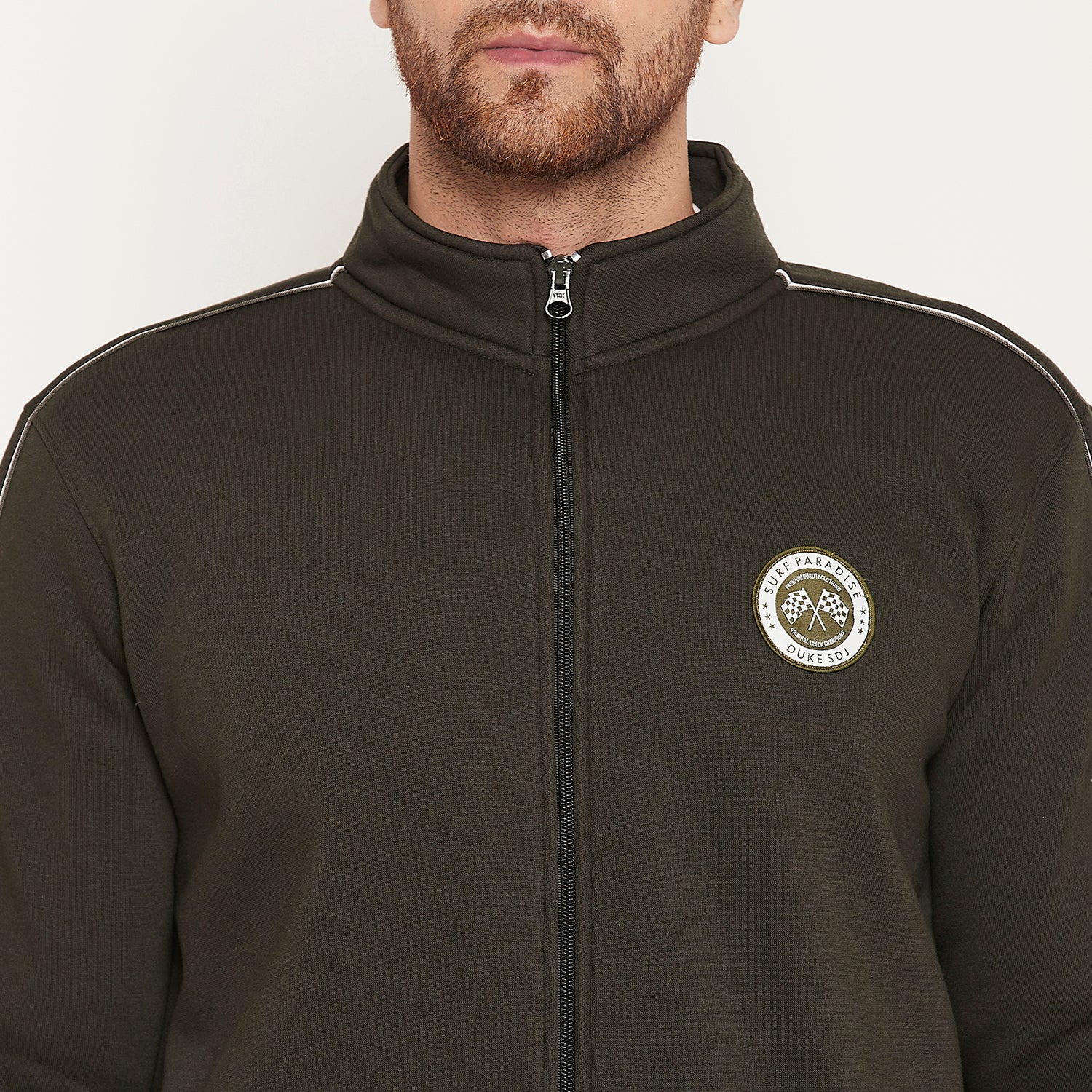 Duke Urban Men Solid Zipper Tracksuit (LF6030)