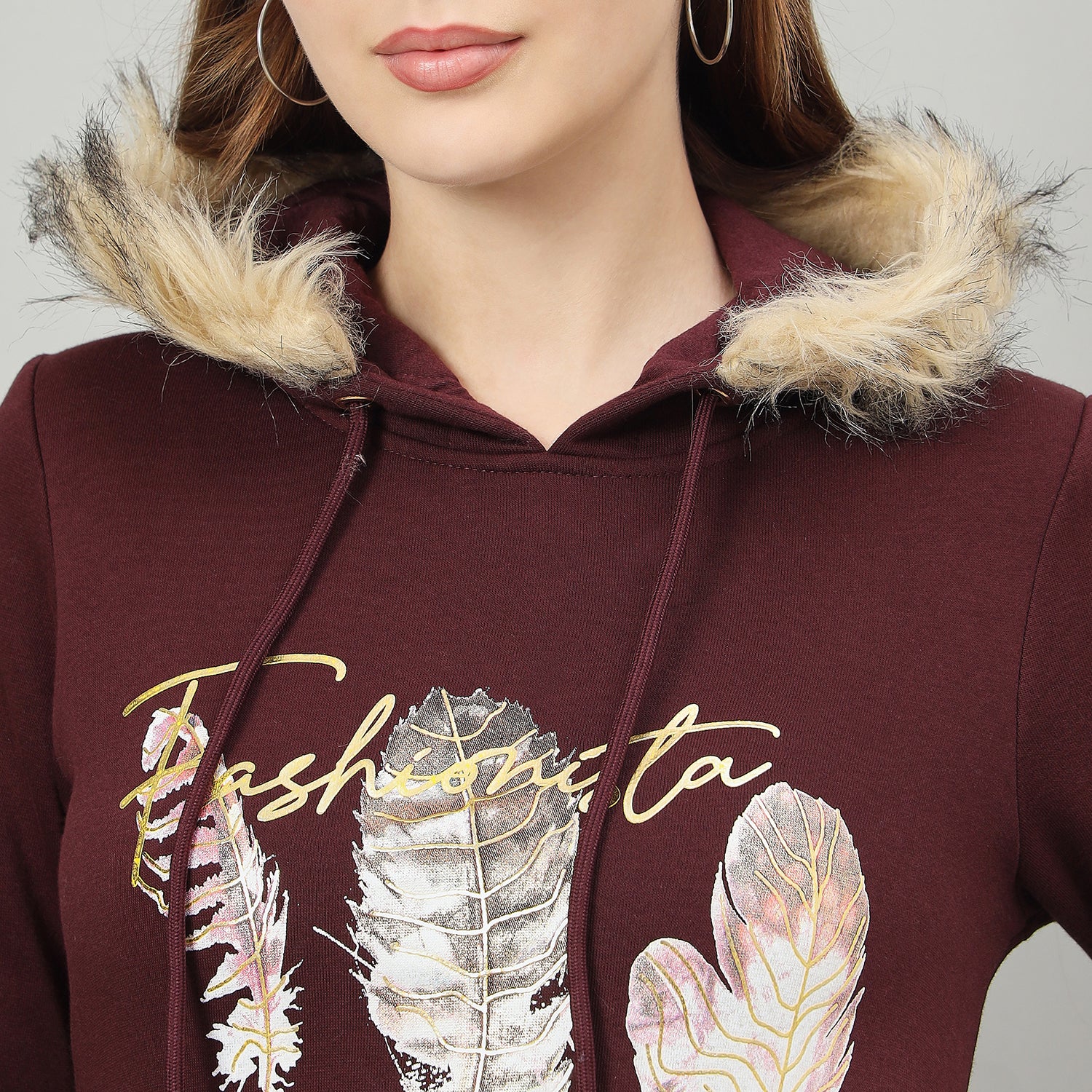 Duke Urban Women Hooded Regular Sweatshirt (LFX957)