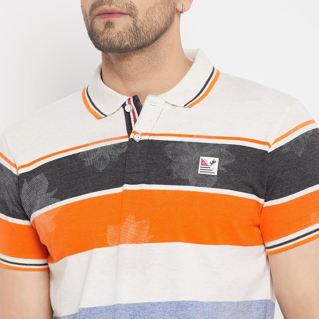 Duke Stardust Men Half Sleeve Cotton T-shirt (MLF4596)