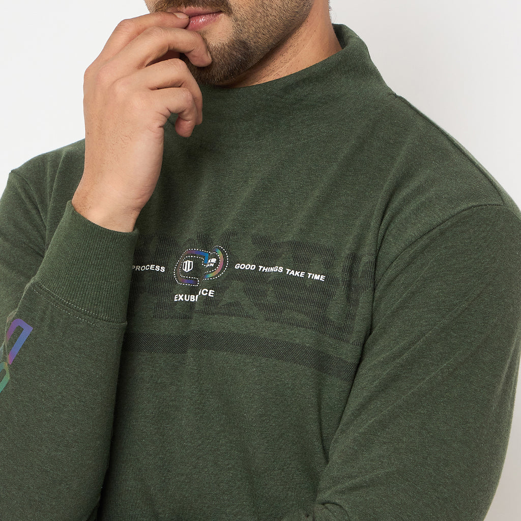 Duke Urban Men Full Sleeve Turtle Neck Sweatshirt (LF6393)