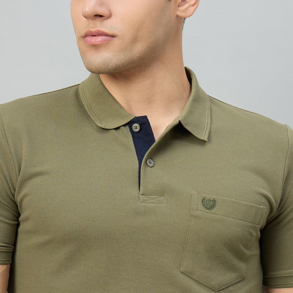 Duke Men Half Sleeve Cotton Smart Fit Casual T-shirt (SD72)