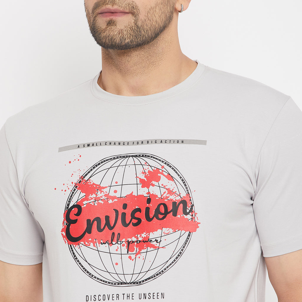 Duke Stardust Men Half Sleeve Cotton T-shirt (MLF7050)