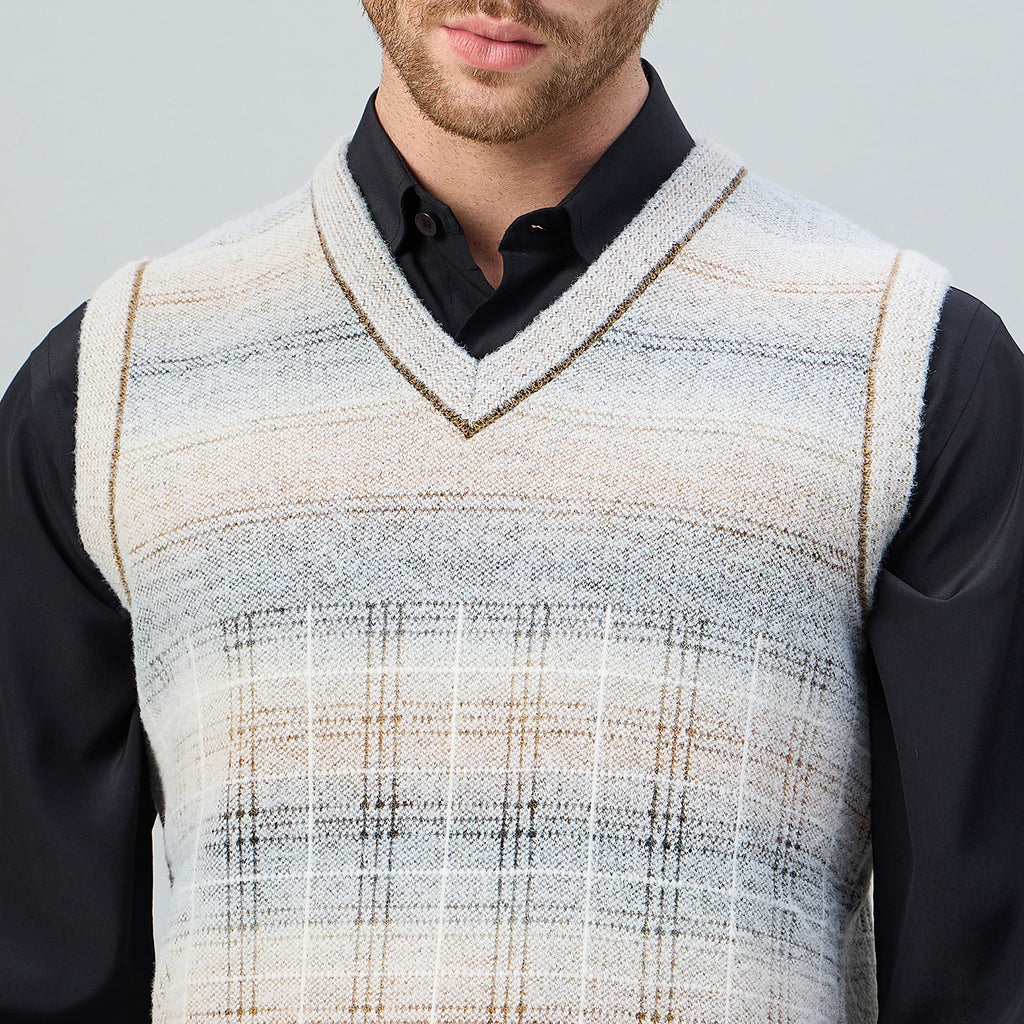 Duke Urban Men V Neck Sleeveless Regular Sweater (SDS2255)