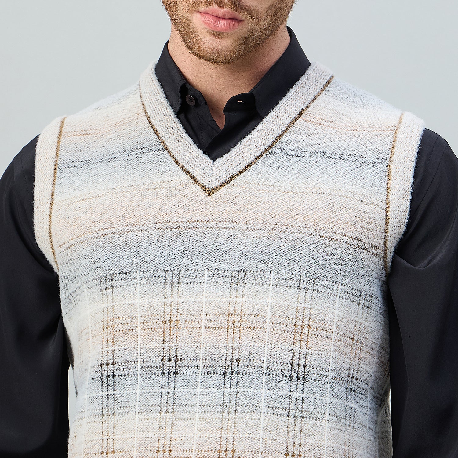 Duke Urban Men V Neck Sleeveless Regular Sweater (SDS2255)