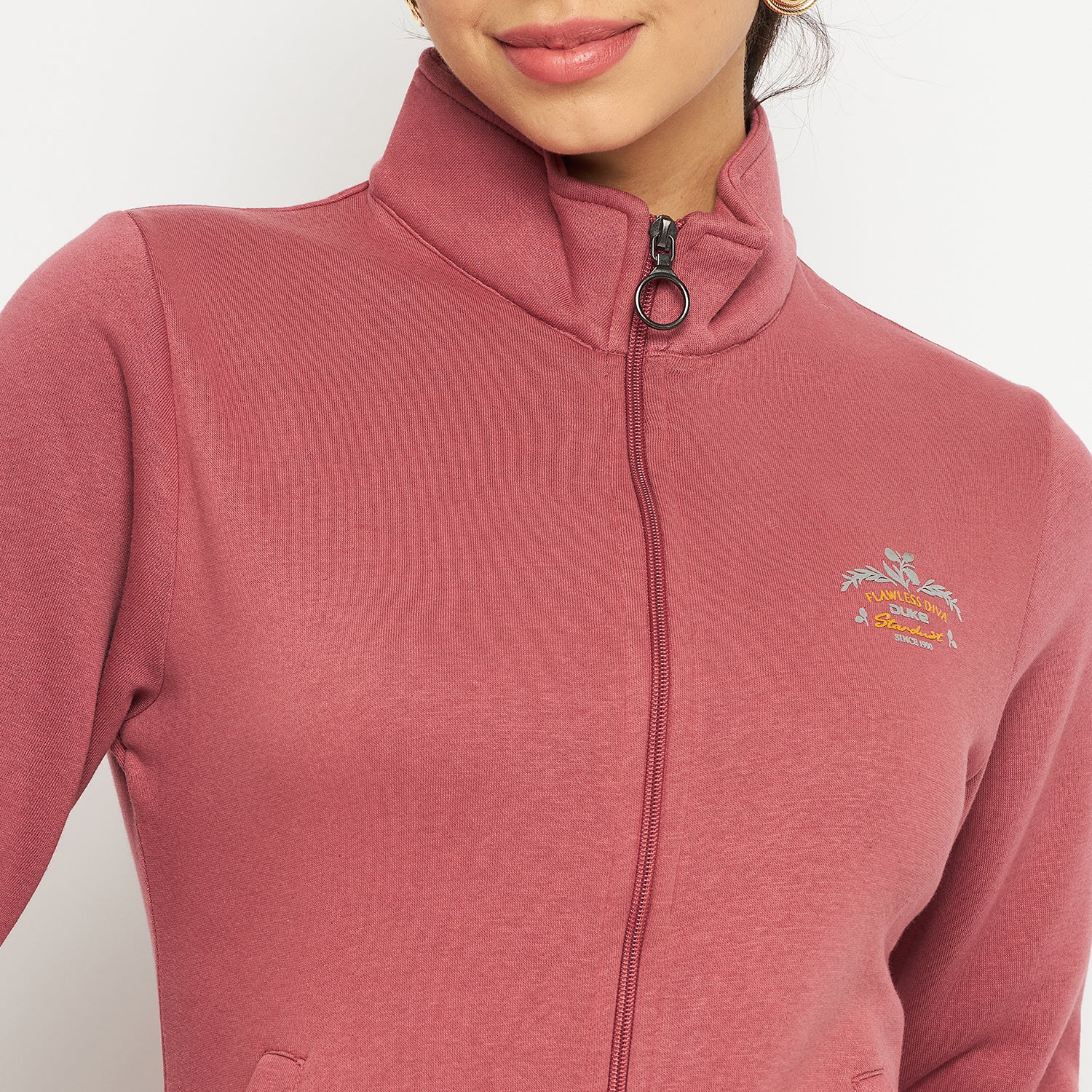 Duke Urban Women Full Sleeve Zipper Sweatshirt (LFX870)