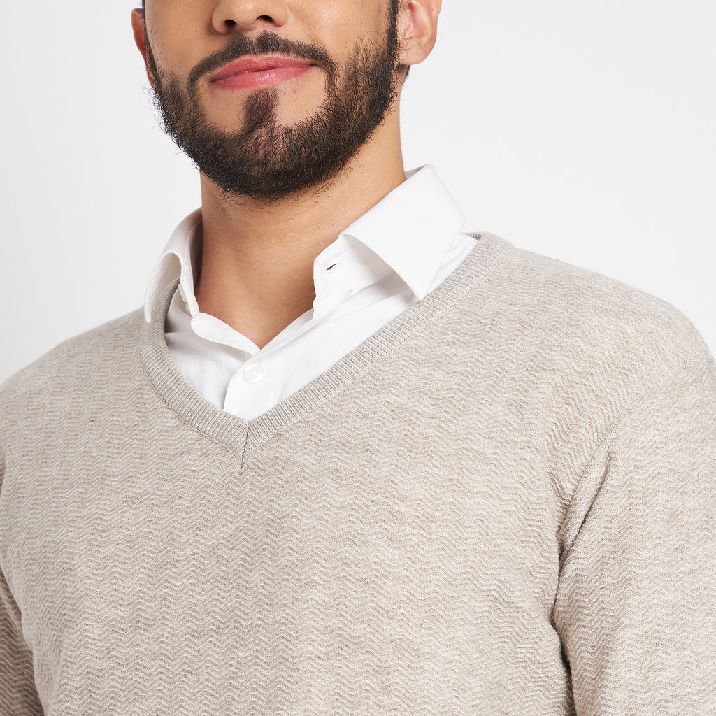 Duke Urban Men Full Sleeve V Neck Sweater (SDS2054)