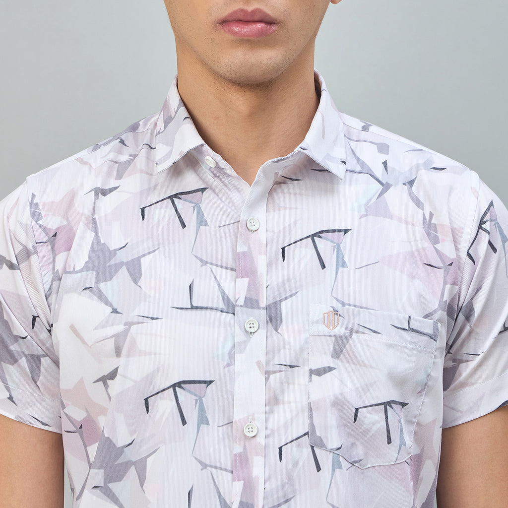 Duke Urban Men Half Sleeve Cotton Shirt (SDO2PRN)