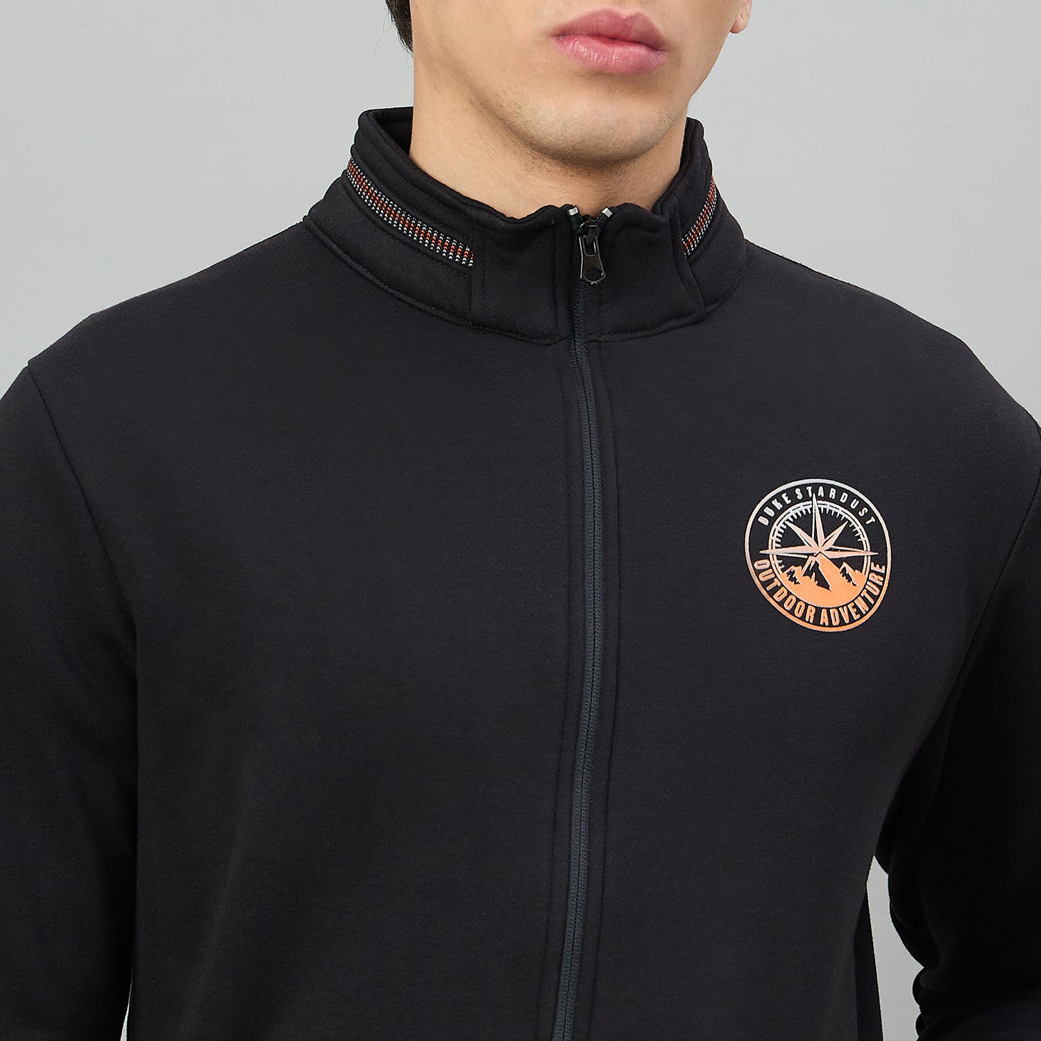 Duke Urban Men Full Sleeve Zipper Sweatshirt (LF6303N)
