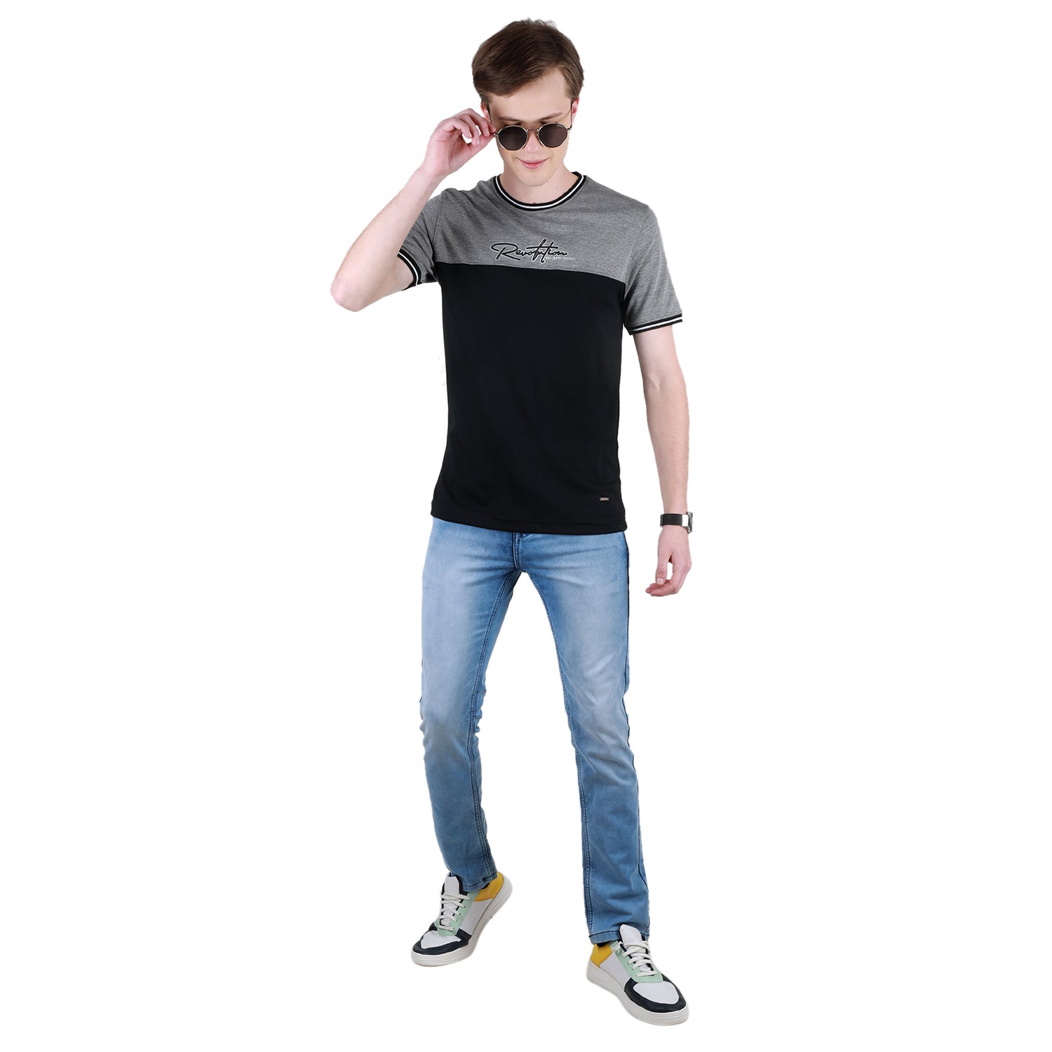 Duke Stardust Men Half Sleeve Cotton Tshirt (LF7125)
