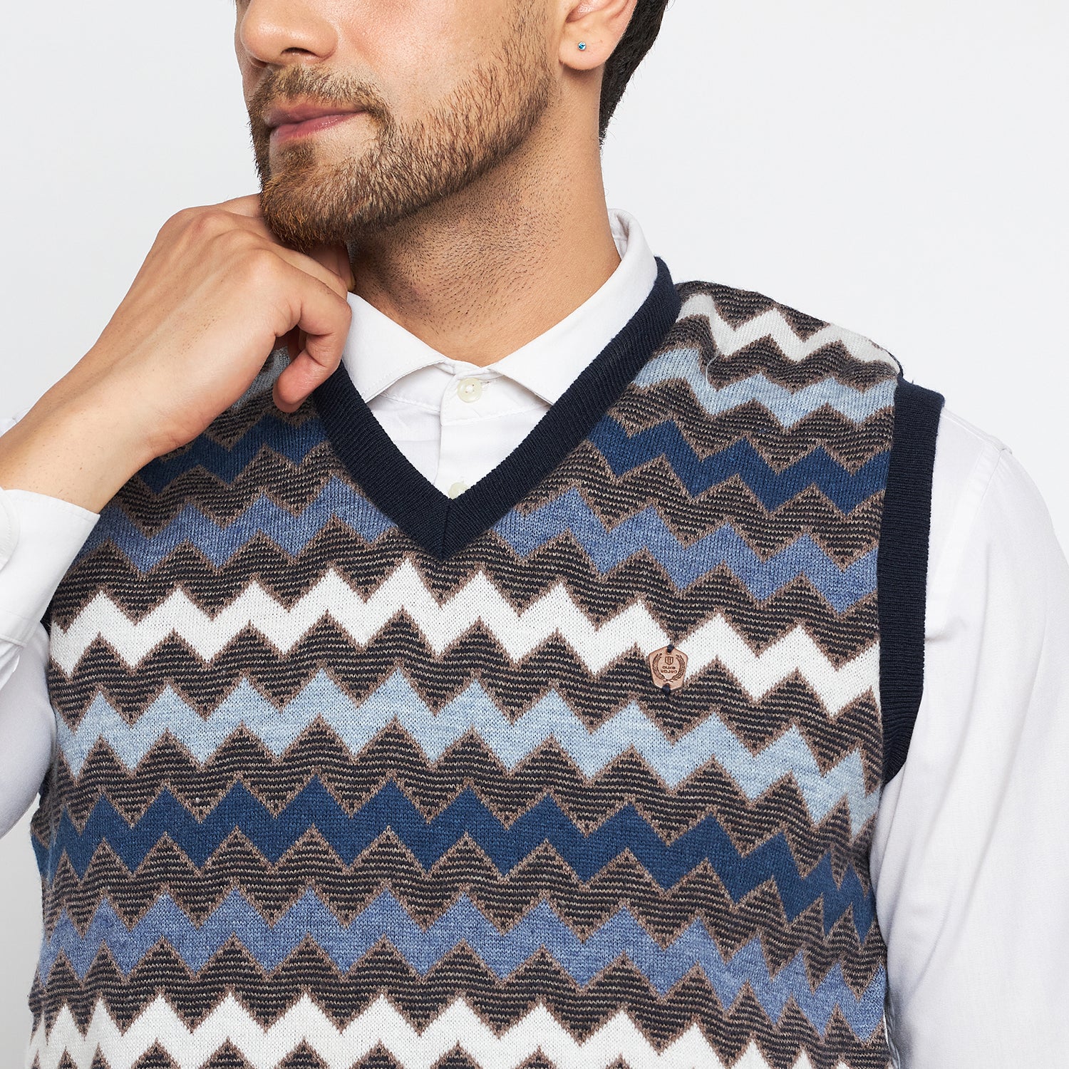 Duke Urban Men Sleeveless Reversible Sweater (SDS2036)