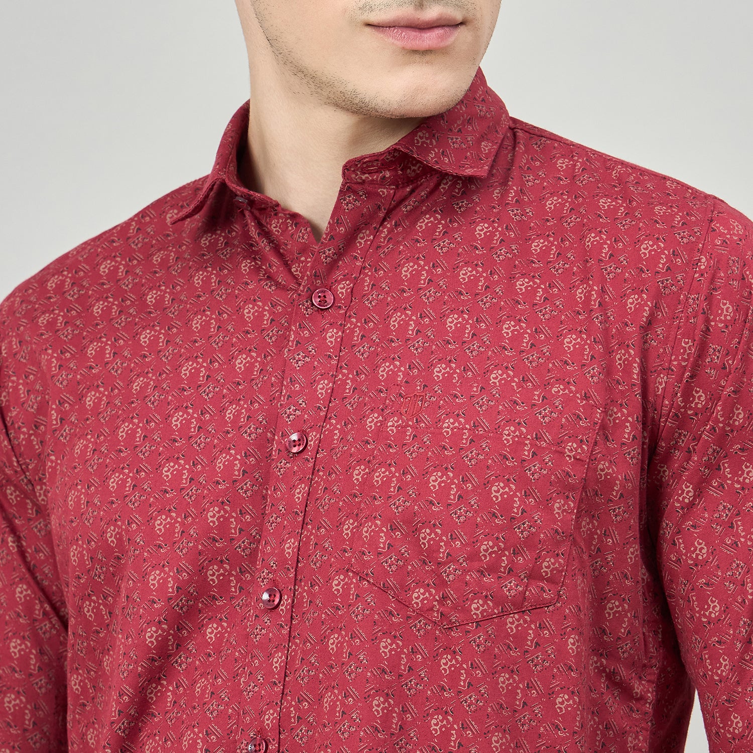 Duke Urban Men Full Sleeve Cotton Shirt (SDO8PRAY)