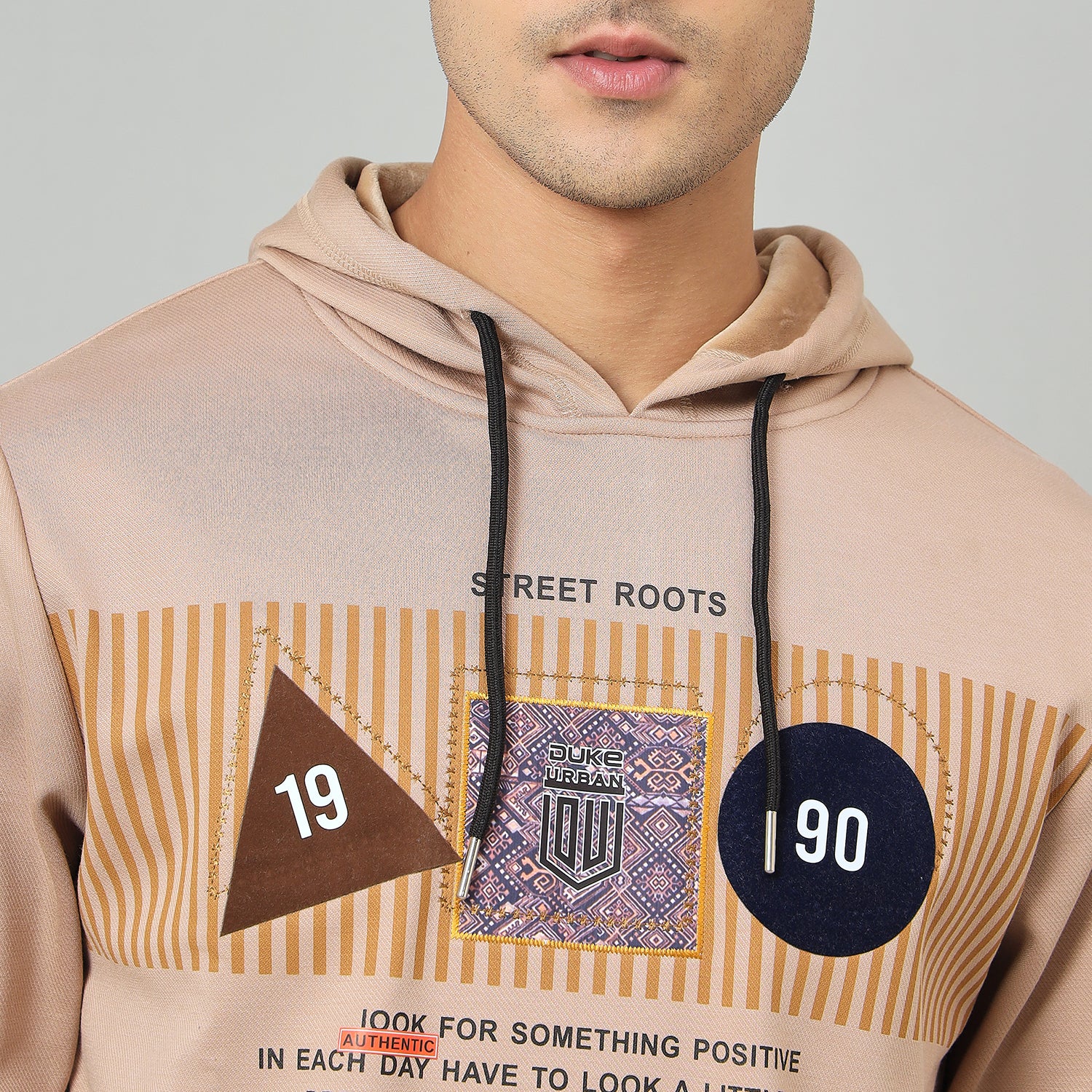 Duke Urban Men Hooded Regular Sweatshirt (LF6443)