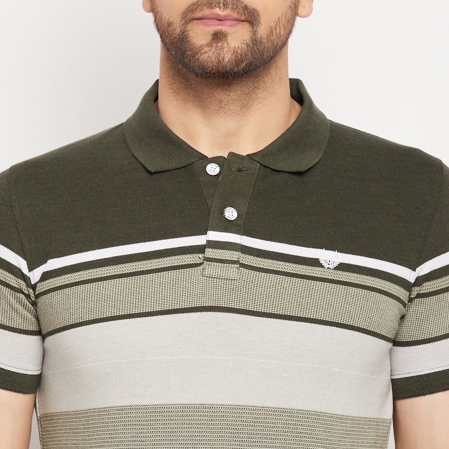 Duke Stardust Men Half Sleeve Polo Neck Cotton T-shirt (LF7013)