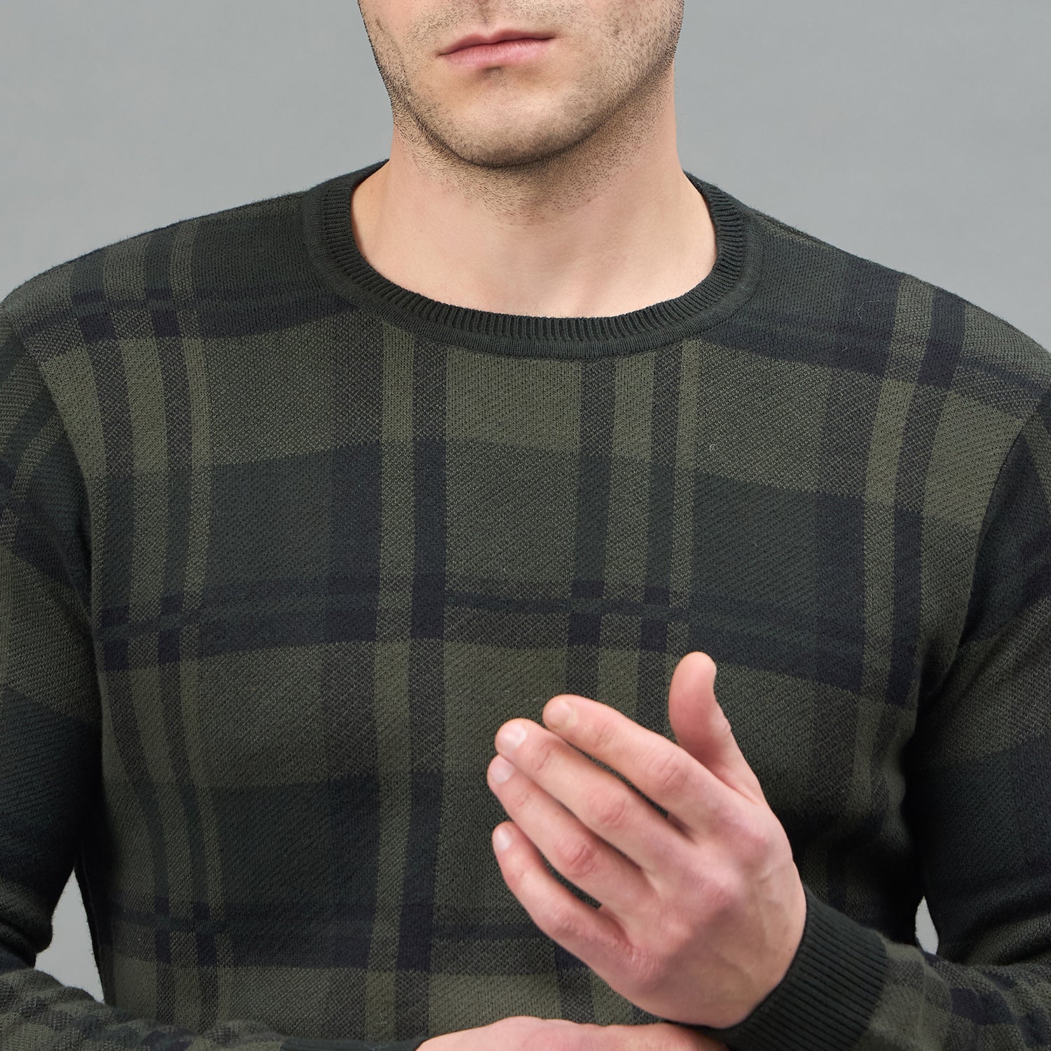 Duke Urban Men Full Sleeve Round Neck Regular Sweater (SDS2181)