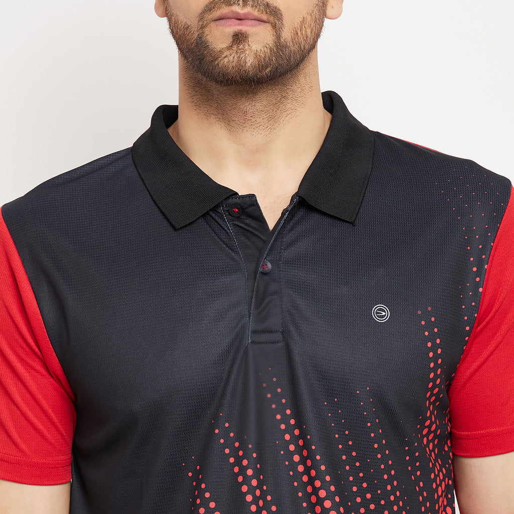 Duke Stardust Men Half Sleeve Polo Neck Cotton T-shirt (GD1224)