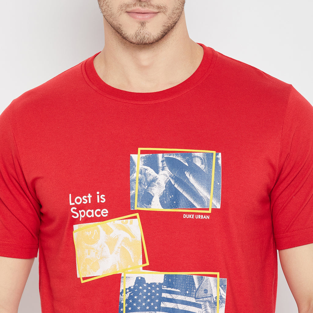 Duke Urban Men Half Sleeve Cotton T-shirt (ONLF287)