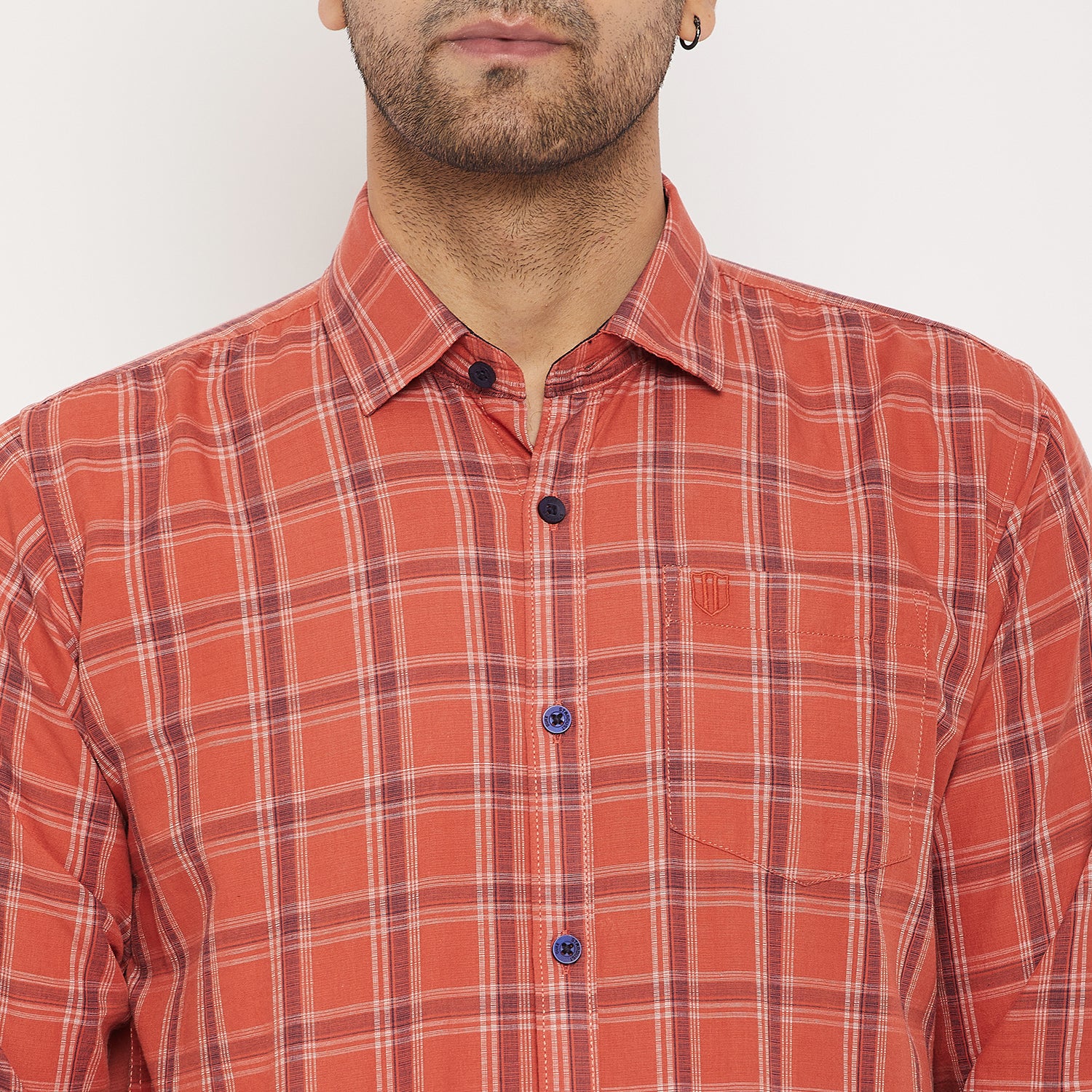 Duke Men Stardust Cotton Full Sleeve Shirt (SDO5KCK)