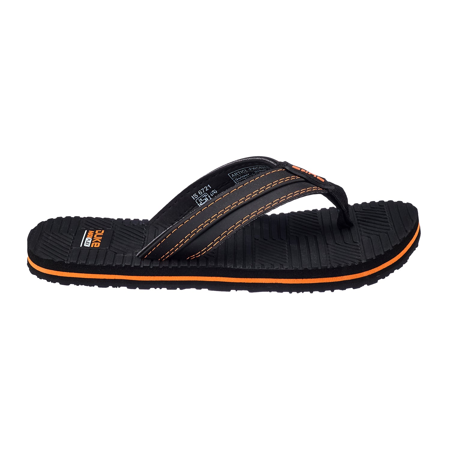 Duke Mens Textured Flip-Flops (FWC6213)
