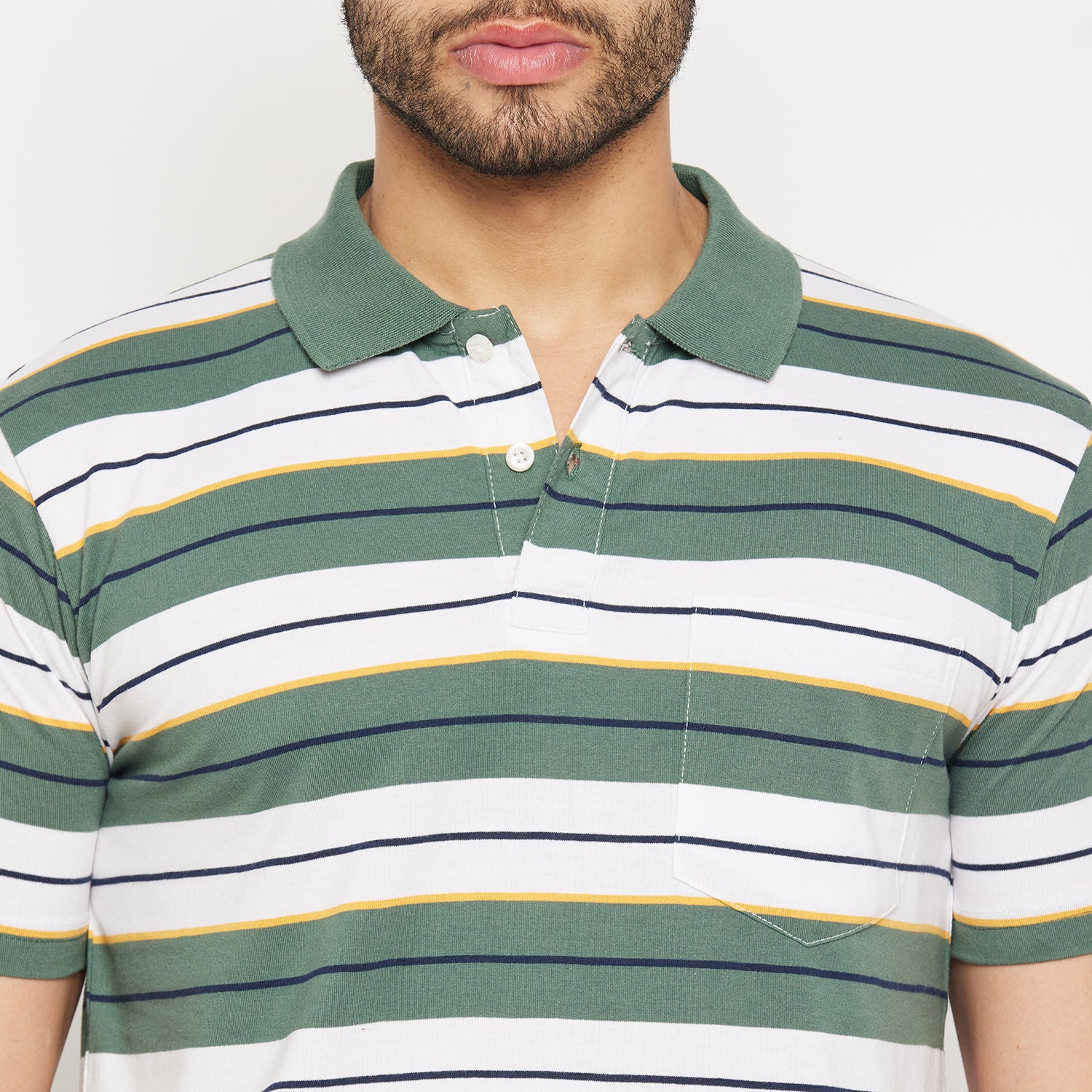 Duke Stardust Men Half Sleeve Polo Neck Cotton T-shirt (4293)