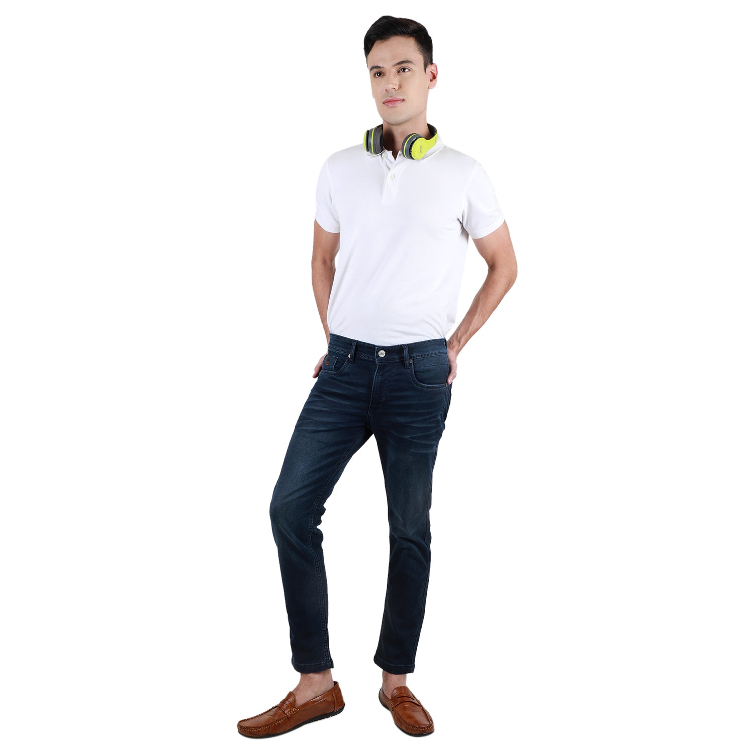 Duke Urban Men Stretchable Ankle Length Slim Fit Jeans (SDD5465)