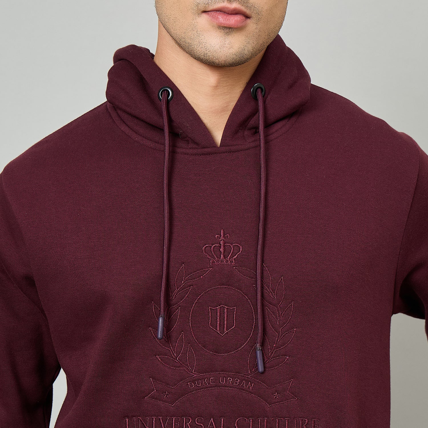 Duke Urban Men Hooded Regular Sweatshirt (LF6440)