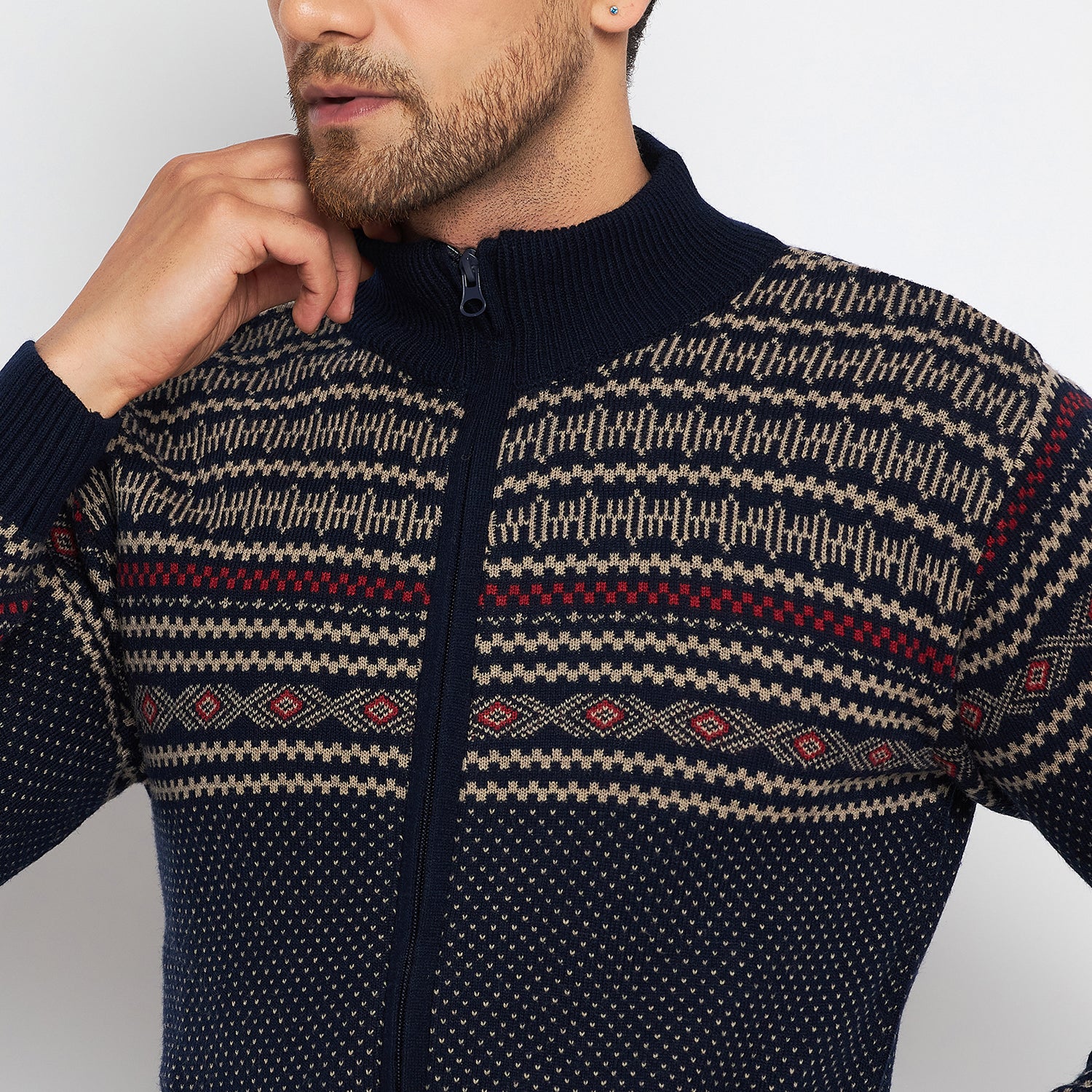 Duke Urban Men Full Sleeve High Neck Pullover (SDS2082)
