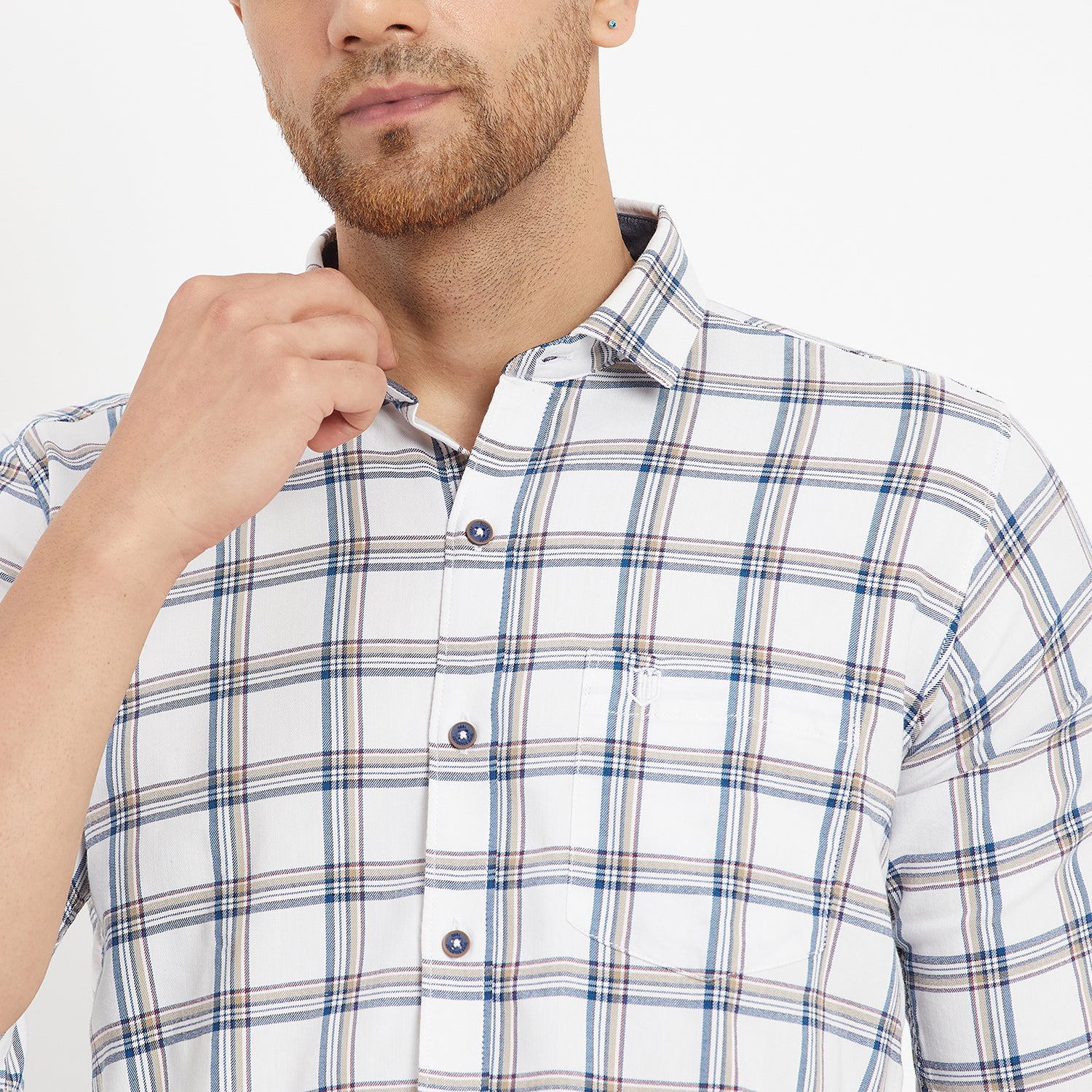 Duke Urban Men Full Sleeve Cotton Shirt (SDO8CKTU)