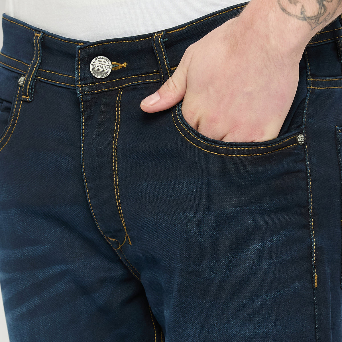 Duke Urban Men Slim Fit Stretchable Jeans (SDD5560)