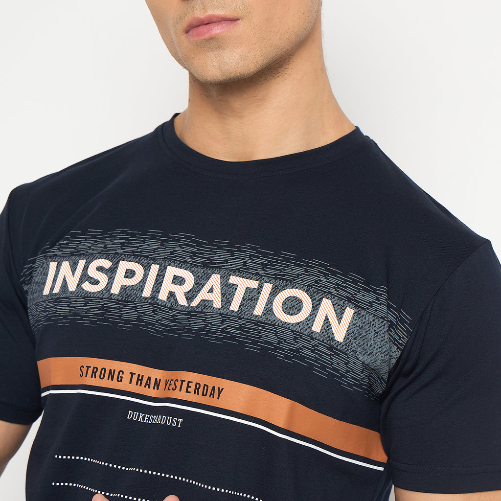 Duke Urban Men Half Sleeve Cotton T-shirt (LF7098)