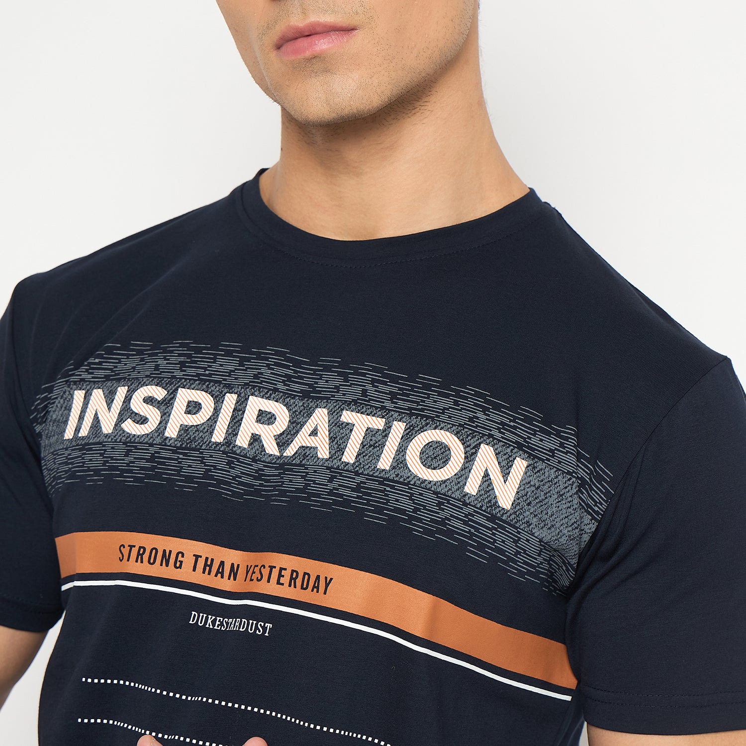 Duke Urban Men Half Sleeve Cotton T-shirt (LF7098)