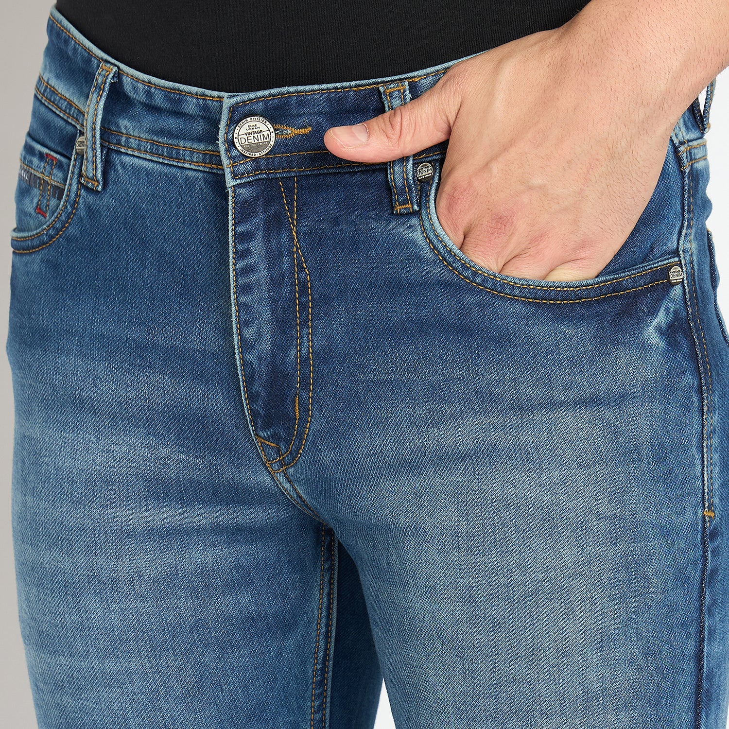 Duke Urban Men Slim Fit Stretchable Jeans (SDD5688S)