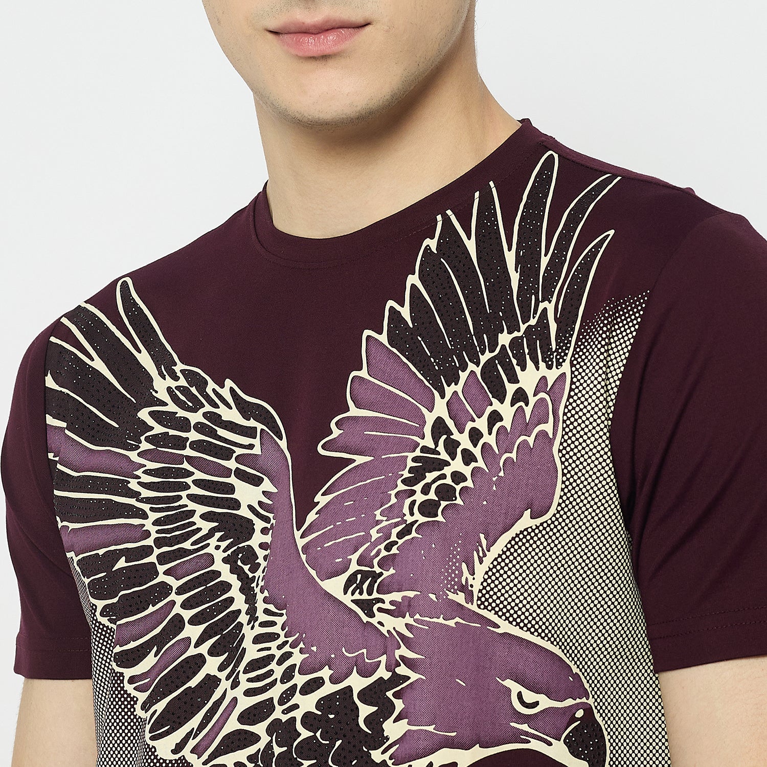 Duke Urban Men Half Sleeve Cotton Round Neck Tshirt (LF7591)