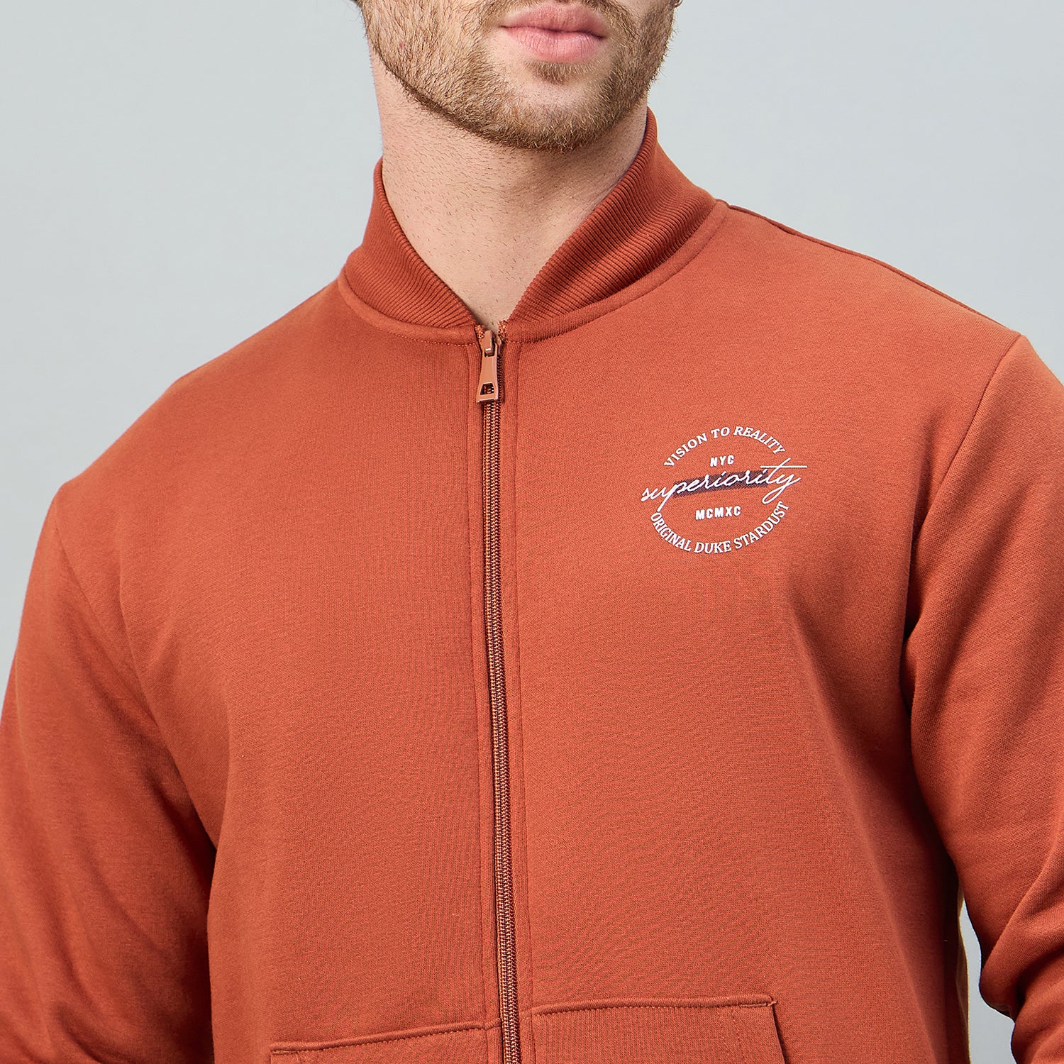 Duke Urban Men Zipper Sweatshirt (LF6294)