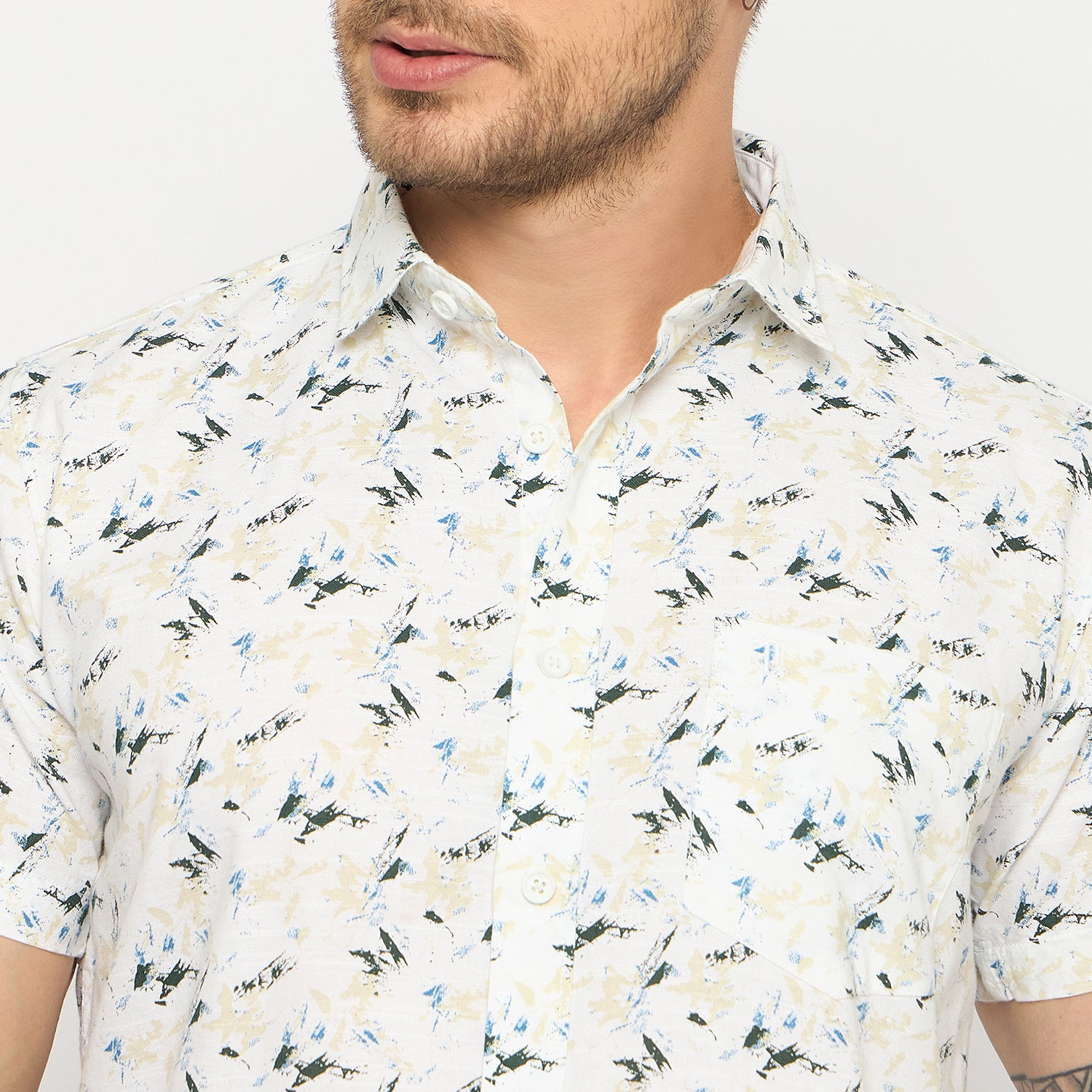 Duke Urban Men Half Sleeve Cotton Shirt (SDO4PRM)