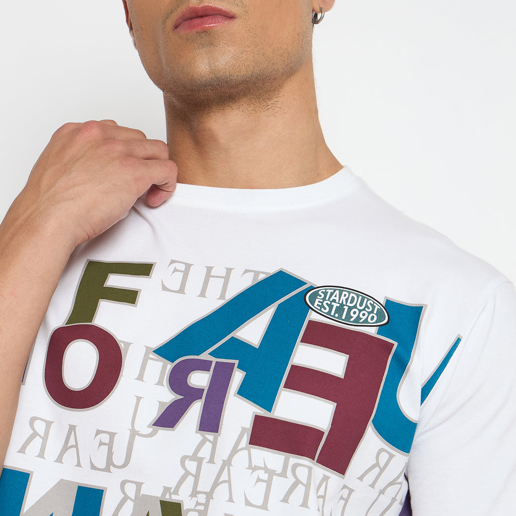 Duke Urban Men Half Sleeve Cotton T-shirt (LF7053)
