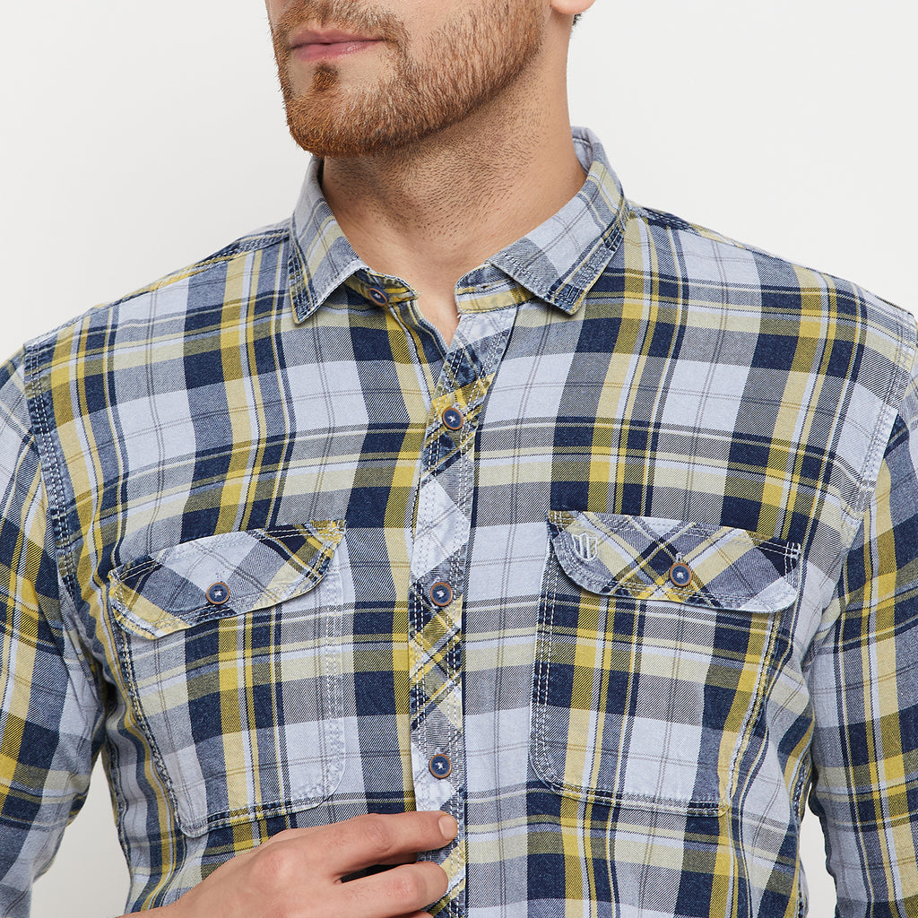 Duke Stardust Men Full Sleeve Cotton Shirt (SDO9CKIA)